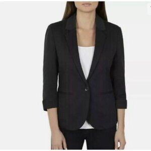 Nicole Miller New womans 3/4 Sleeve Blazer Black Medium 621